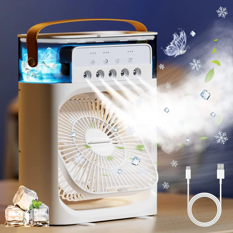 Ventilador Humidificador portatil