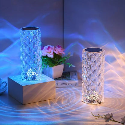 Lámpara LED Cristal + Soporte Astronauta  + Regalo